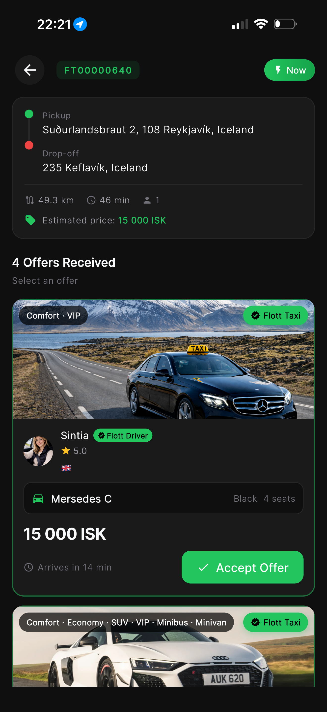 Flott Iceland App