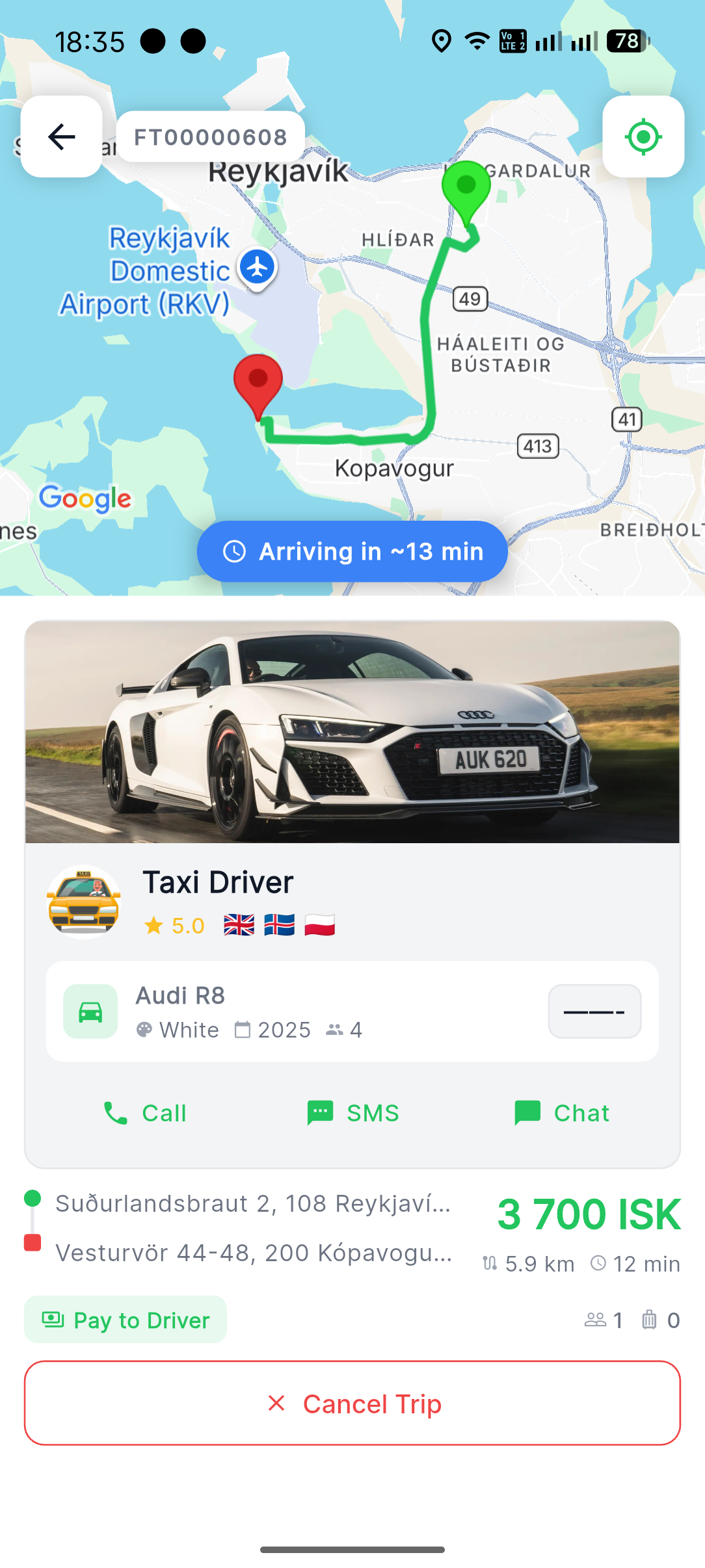 Flott Iceland App